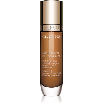 Clarins Skin Illusion Hydrating Foundation високо покривен фон дьо тен цвят 118.3W 30ml