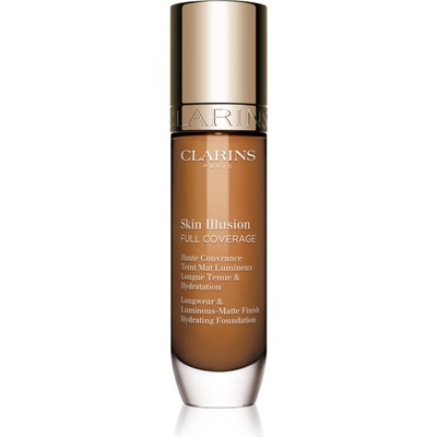 Clarins Skin Illusion Hydrating Foundation високо покривен фон дьо тен цвят 118.3W 30ml