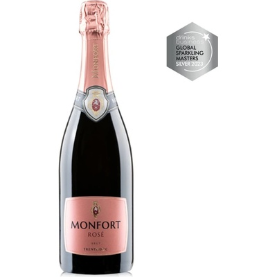 Monfort Rosé Trento DOC Brut 12,5% 0,75 l (holá láhev)