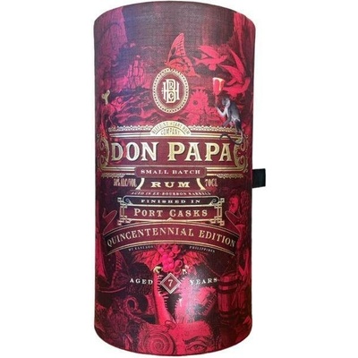 Don Papa Port Cask Quincentennial Edition 50 % 500 x 0,7 l (tuba)