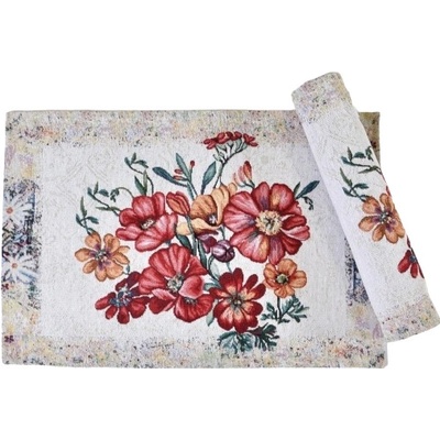 Evenit Prestieranie s kvetinovým motívom gobelínové 047C Bavlna/polyester 30x40cm