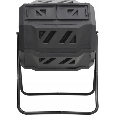vidaXL 73x64x95 cm 160 l čierny 152232