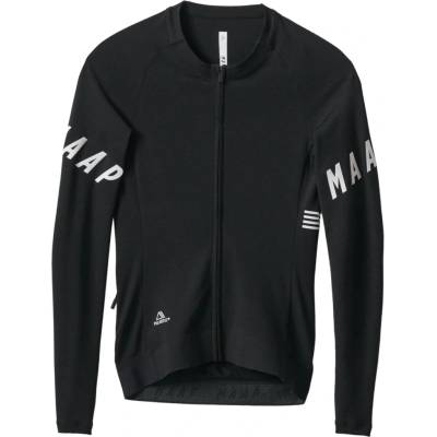 MAAP Apex Aeon LS Jersey Black/White