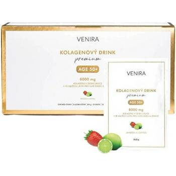 Kolagénový drink pre vlasy nechty a pleť 50+ jahoda a limetka 30 x 10,8 g