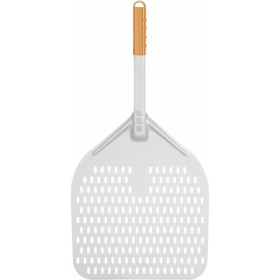 HENDI Lopatka na pizzu s perforáciou a krátkou rukoväťou, štvorcová, HENDI, 350x710mm