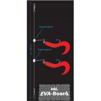 Aquantic náväzcový systém Twister Rigs červená