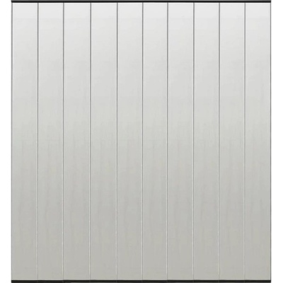 SHUMEE Dverná sieť proti hmyzu s 10-dielnym závesom čierna 240 x 240 cm