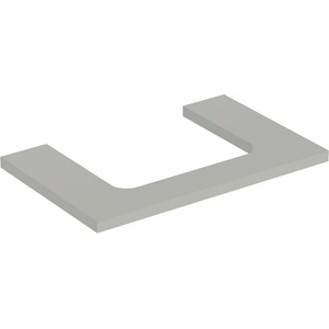 Geberit Плот за мивка Geberit One с централен изрез, матово сиво 75 см (505.282.00.7)
