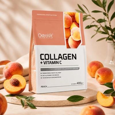 Ostrovit Kolagén + vitamín C broskyňa 400 g