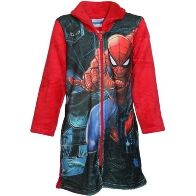 Sun City Chlapecký župan Spiderman coral na zip červená – Sleviste.cz