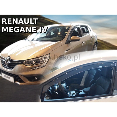 Deflektory Renault Megane hatchback 2016