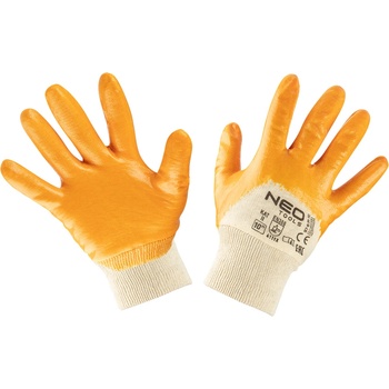 NEO TOOLS Работни ръкавици, памучни, с частично нитрилно покритие, 4111x, размер 10 97-631-10 (97-631-10)