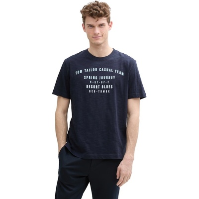 Tom Tailor pánské triko 1045690 10668 Modrá