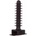 EM Group Flat mounting bar black for ties F=8mm BMKN5458AE /100pcs. /