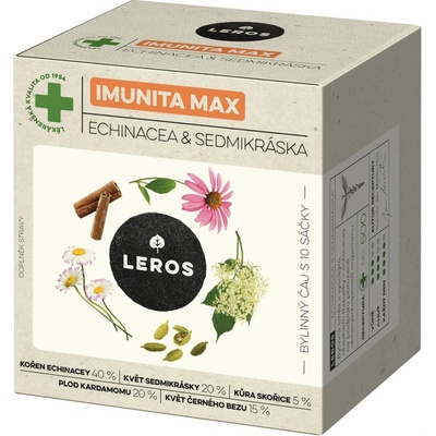 Leros Imunita Max Echinacea & Sedmikráska 10 x 1,2 g