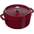 Staub Cocotte hrniec okrúhly 24 cm 3,8 l bordeaux