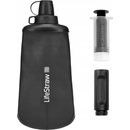LifeStraw Peak Collapsible Squeeze Bottle Dark Gray LSPSF1GRWW 1l