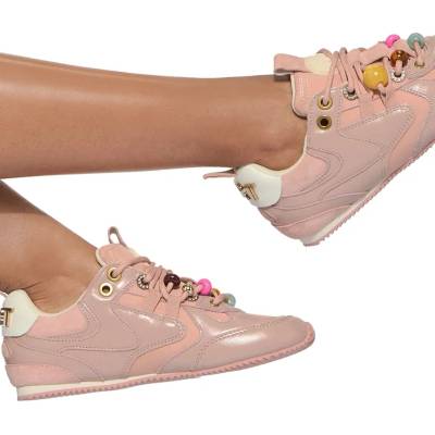 Kurt Geiger London Kurt Bead Slim Runner маратонки дамски от кожа (5853096129)