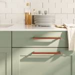 vidaXL Дръжки за шкафове, 10 бр, бронз, 224 мм, неръждаема стомана (3203680)