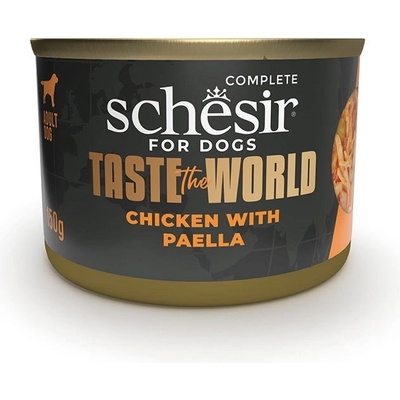Schesir Adult Dog Taste the World Chicken with Paella 150 g