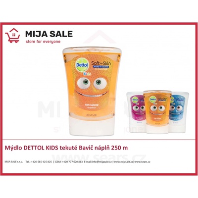 DETTOL tekuté mýdlo pro děti náplň do bezdotykového dávkovače 250 ml – Zboží Dáma