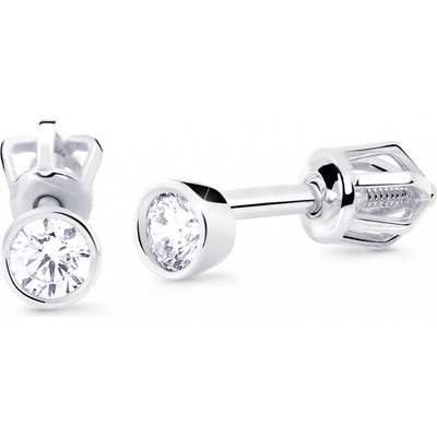 Cutie Diamonds peckové náušnice z bílého zlata s brilianty DZ8017-30-00-X-2