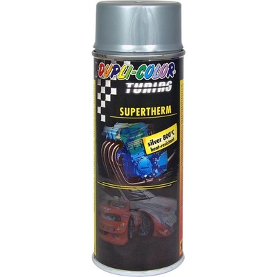 Dupli Color SUPERTHERM super žiaruvzdorná strieborná farba 800°C v spreji 150ml
