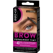 Syoss Brow Tint tmavohnedá farba na obočie 17 ml