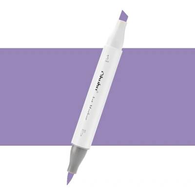 Lihová fixa OHUHU oboustranná Brush & Chisel, Lobelia (V270)