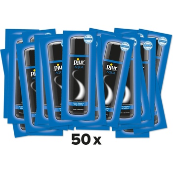 Image 1 of pjur AQUA 2ml 50 pack