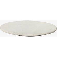 Interior DE Otočný podnos Servant 50 cm bílý mramor / masiv mango OT43951