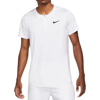 Nike Мъжка тениска с якичка Nike Men's Court Dri-Fit Advantage Polo - Бял