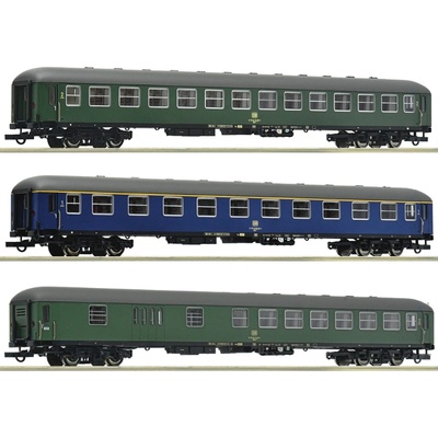Roco Комплект от три пътнически вагона 1 - D 377 „Hispania-Express, DB (6200051)