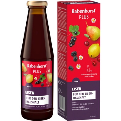 Rabenhorst Zelená Lekáreň Eisenblut plus železo 450 ml