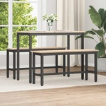 vidaXL Трапезарни пейки 100 x 32, 5 x 49 см 2 бр (873787)
