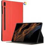 Samsung Galaxy Tab S8 Ultra Кожен Калъф и Протектор