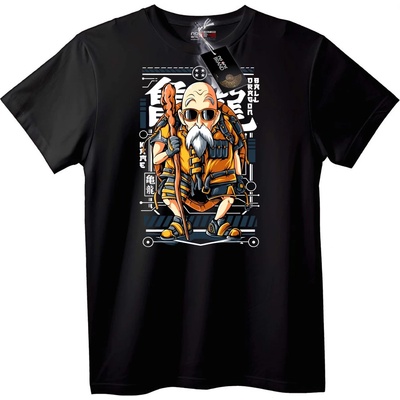 NOONEBRAND Тениска Модерен Майстор Роши - XL, Black