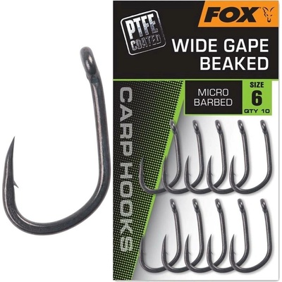 Fox Carp Hooks Wide Gape Beaked vel.2 10 ks