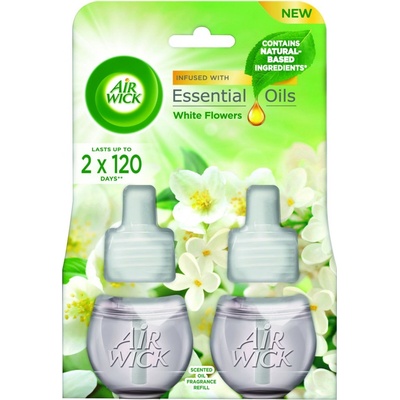 Air Wick Náplň do elektrického osvěžovače vzduchu Bílé květy 2x 19 ml