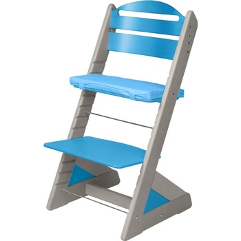 Jitro rostoucí židle Plus ŠEDÁ VÍCEBAREVNÁ Světle modrá