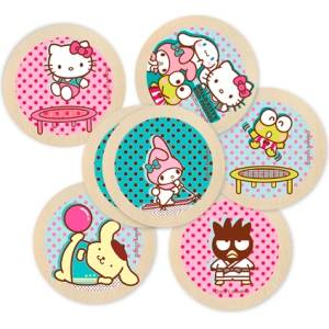 Hello Kitty Дървена игра за памет Hello Kitty and friends