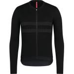 Rapha Фланелка с дълъг ръкав за колоездене Rapha Brevet Long Sleeve Merino Jersey III Cycling jersey - Black / Black (056-4330-0112)