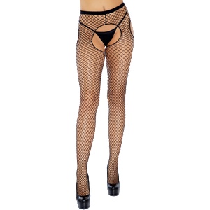 Leg Avenue Garterbelt Pantyhose 1405 Black - sexyelephant