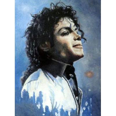 Norimpex - Puzzle Diamant painting: The King of Pop 30x40 cm - 1 - 39 piese