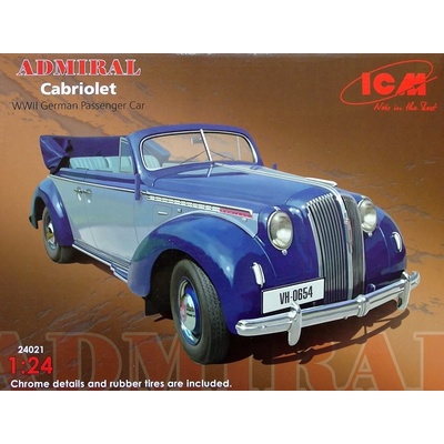 ICM ADMIRAL Cabriolet German Passenger Car 1:24