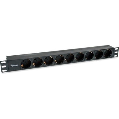 Equip Разпределителна кутия за мрежа Equip - 333282 (Schuko, 9 Schuko, Rack 1U, 1, 8 m кабел, черна) (333282)