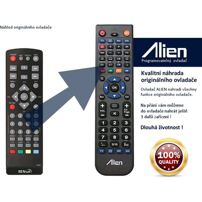 Diaľkový ovládač Alien Bensat 150HD