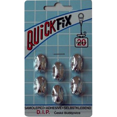 QuickFix Háček QFM 5/stříbro blistr, 6ks