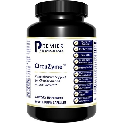 Premier Research Labs CircuZyme, сърдечно здраве, 60 билкови капсули