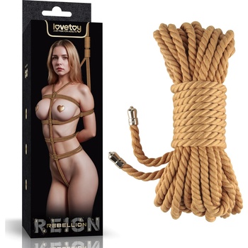 Lovetoy Rebellion Reign Natural Knot Bondage Rope 10m
